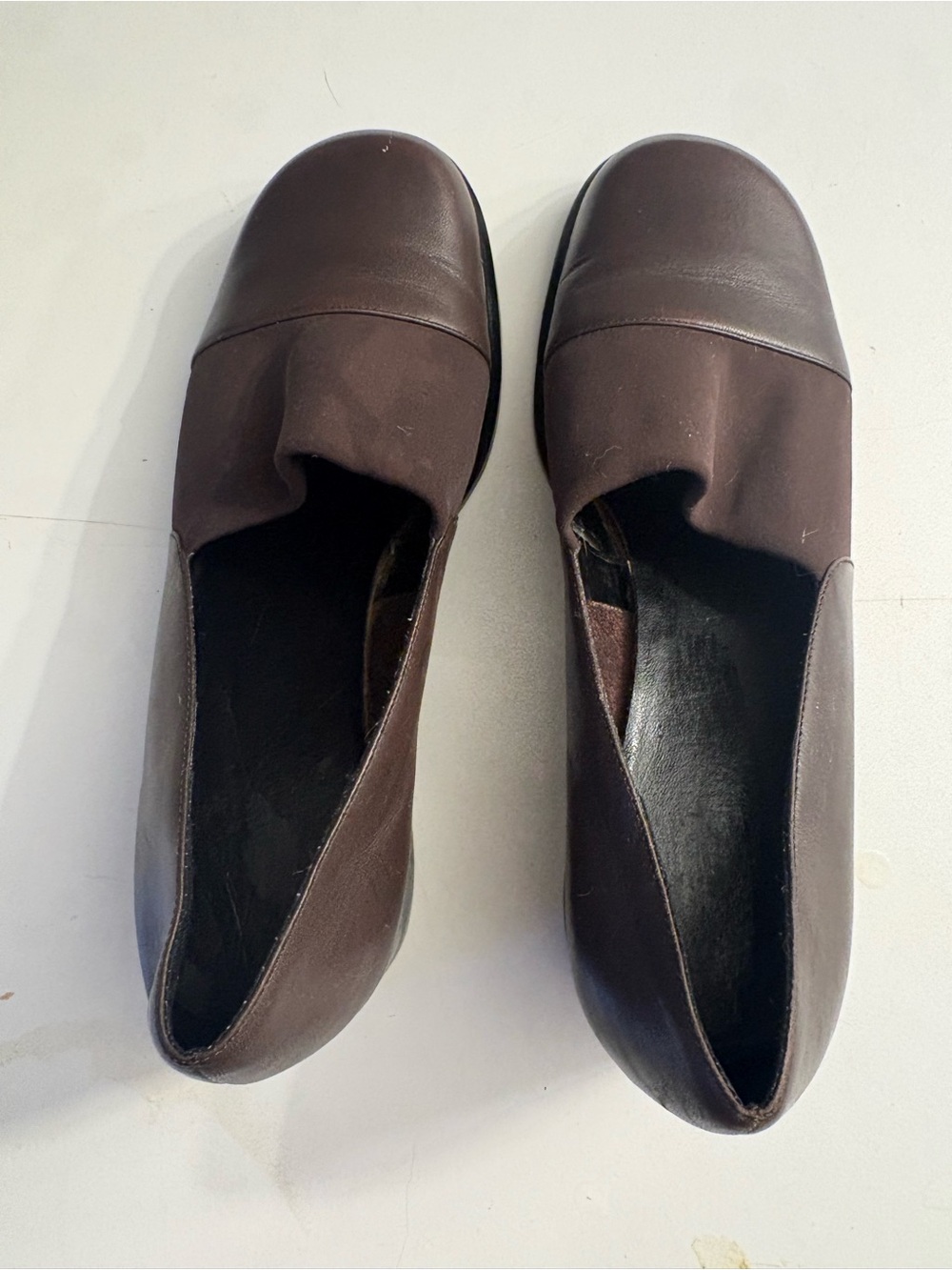 Women’s Brown Slip-On Comfort Flats